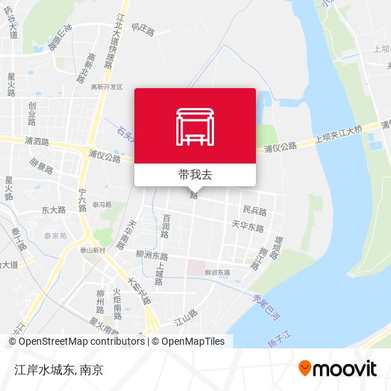 江岸水城东地图