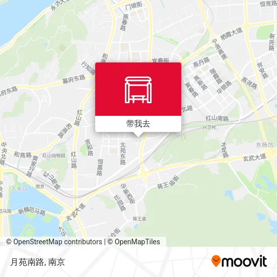 月苑南路地图