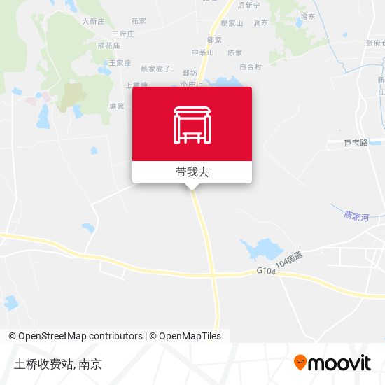 土桥收费站地图