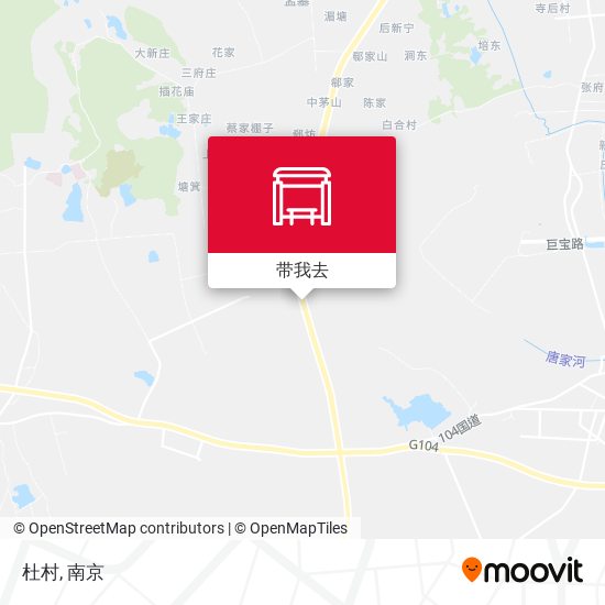 杜村地图