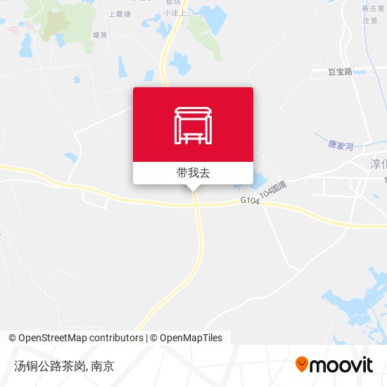 汤铜公路茶岗地图