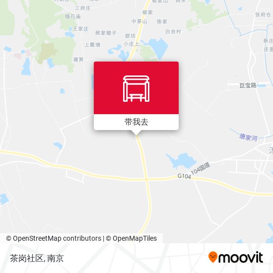 茶岗社区地图