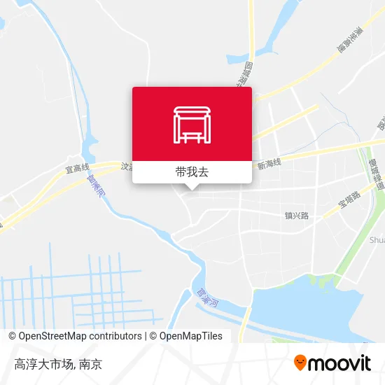 高淳大市场地图