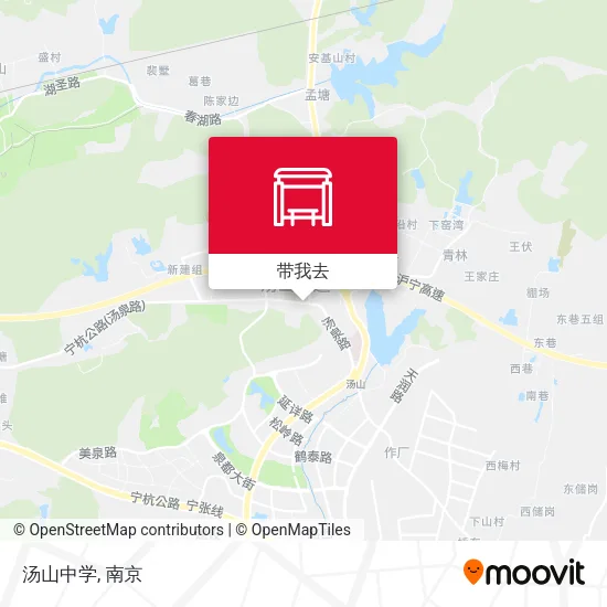 汤山中学地图