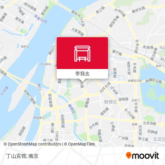 丁山宾馆地图