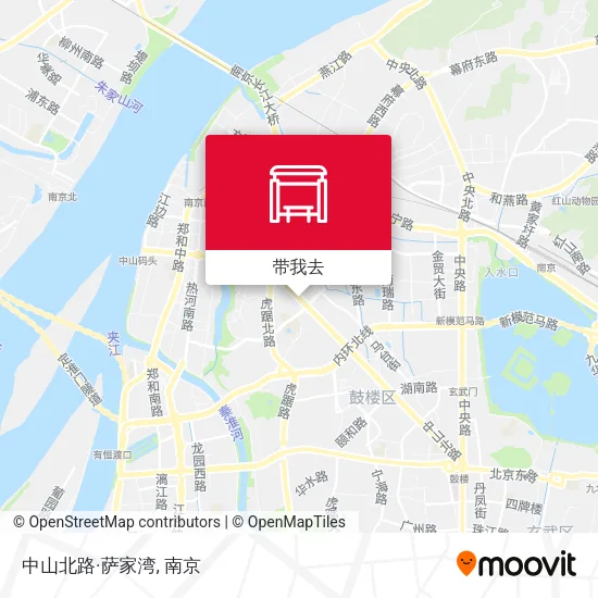 中山北路·萨家湾地图
