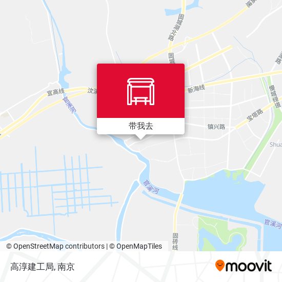 高淳建工局地图