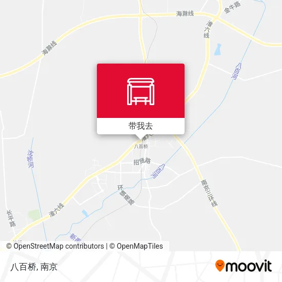 八百桥地图