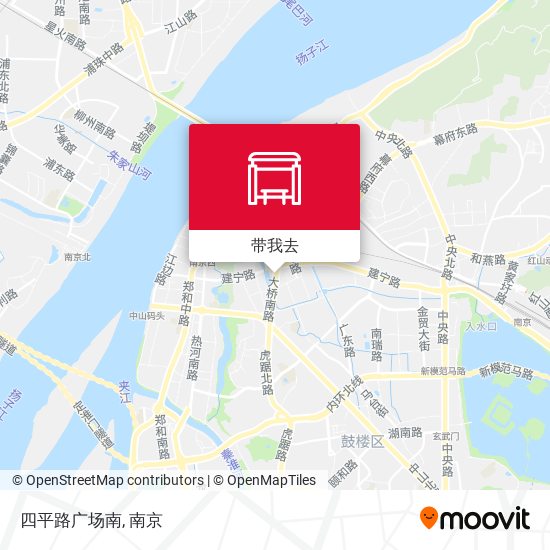 四平路广场南地图