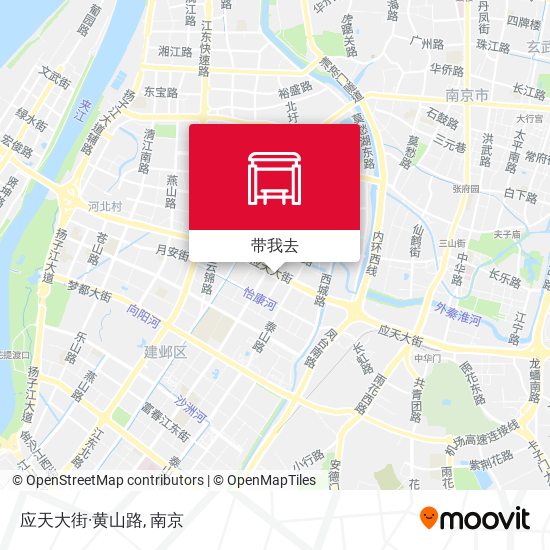应天大街·黄山路地图