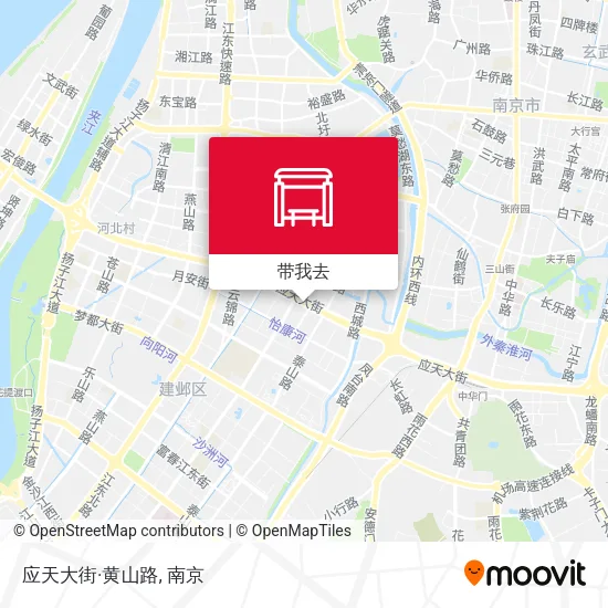 应天大街·黄山路地图