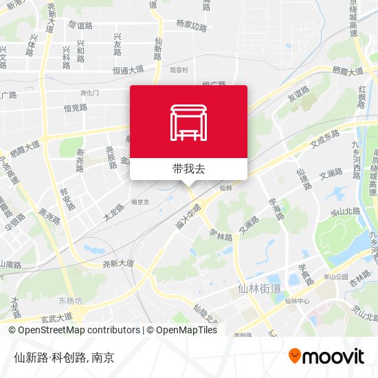 仙新路·科创路地图