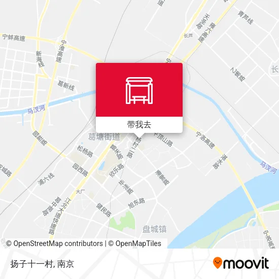 扬子十一村地图