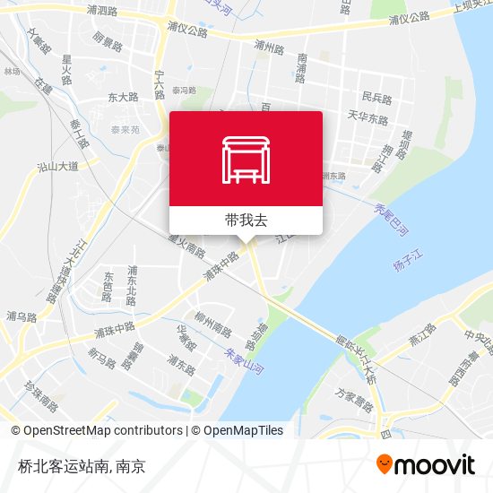 桥北客运站南地图