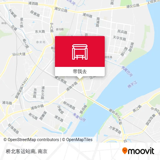 桥北客运站南地图