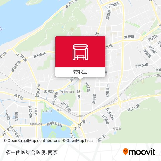 省中西医结合医院地图