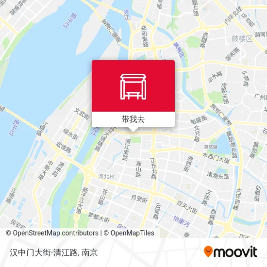 汉中门大街·清江路地图
