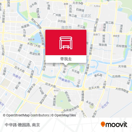 中华路·瞻园路地图