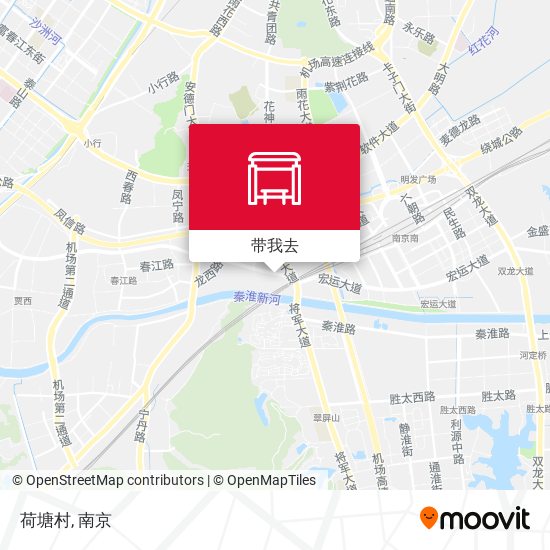 荷塘村地图