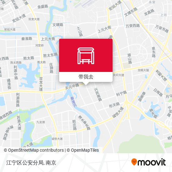 江宁区公安分局地图