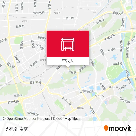 学林路地图