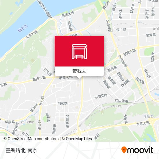 墨香路北地图