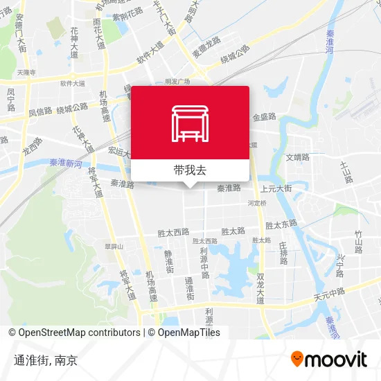 通淮街地图