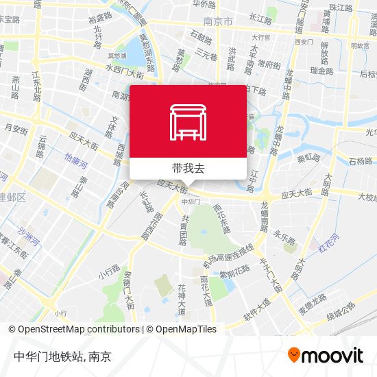 中华门地铁站地图