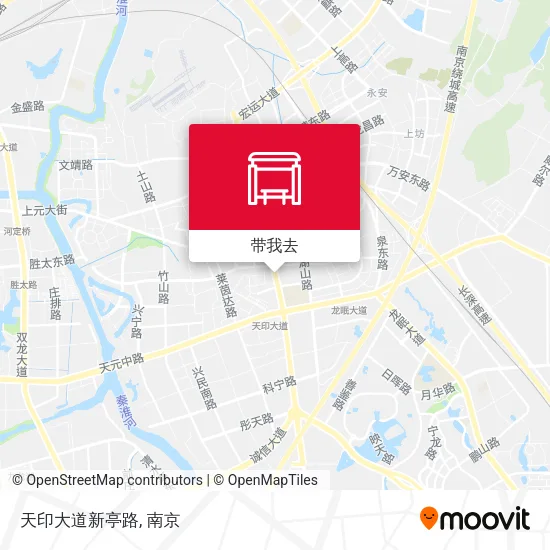 天印大道新亭路地图