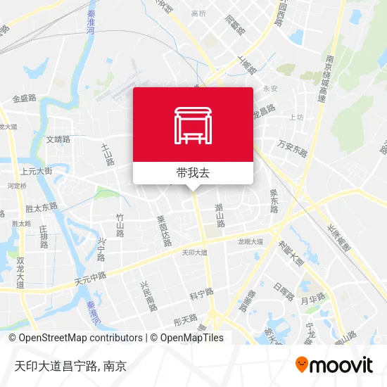天印大道昌宁路地图