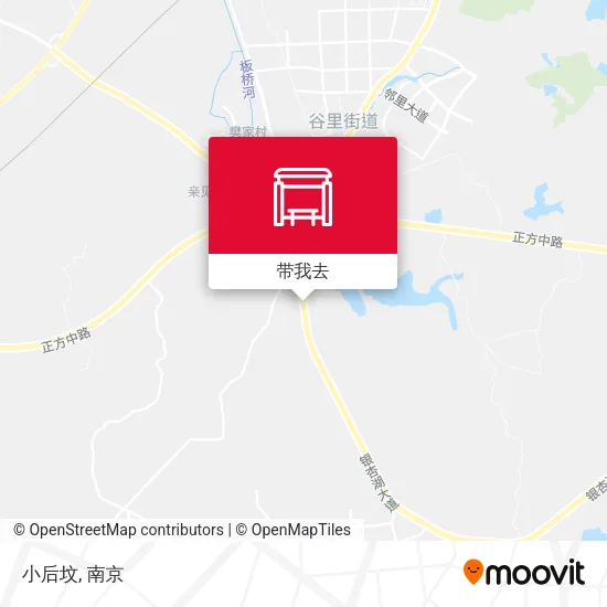 小后坟地图