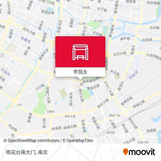 雨花台南大门地图