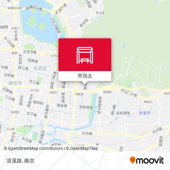 清溪路地图