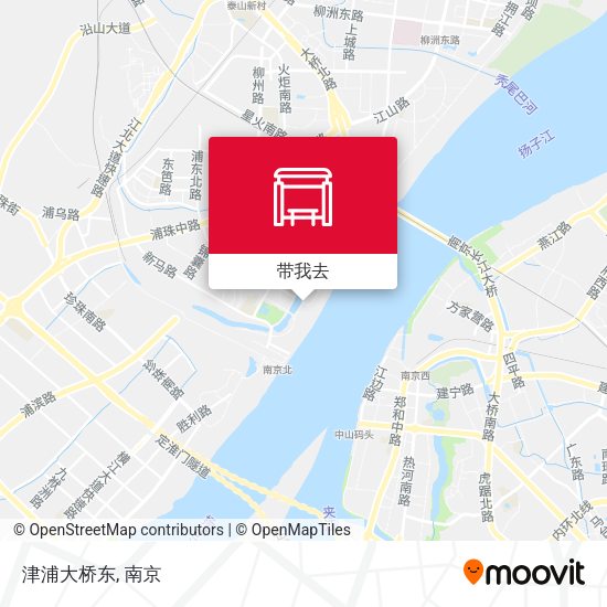 津浦大桥东地图