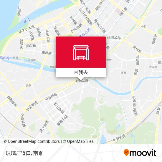 玻璃厂道口地图