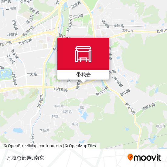 万城总部园地图
