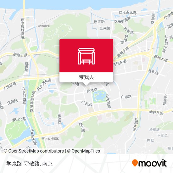 学森路·守敬路地图