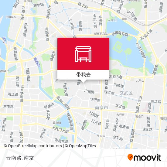 云南路地图