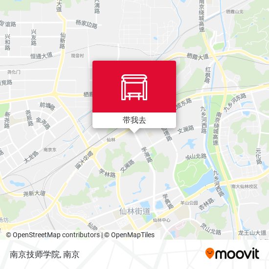 南京技师学院地图