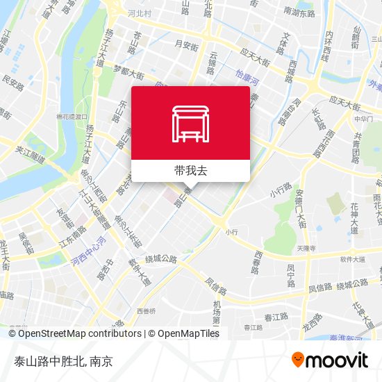 泰山路中胜北地图