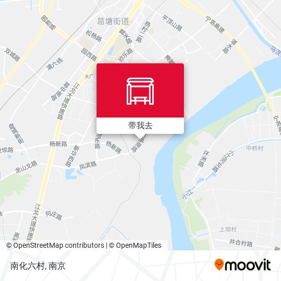 南化六村地图
