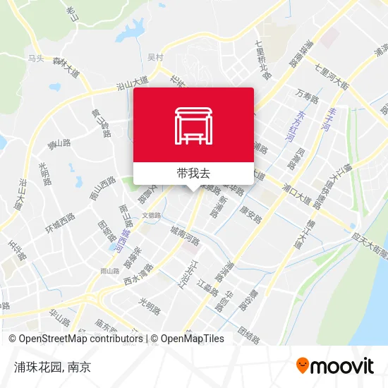 浦珠花园地图