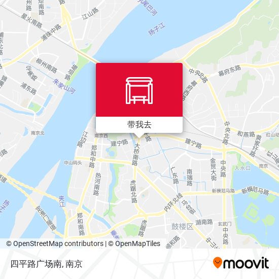 四平路广场南地图