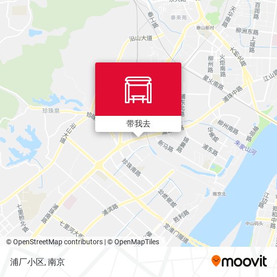 浦厂小区地图
