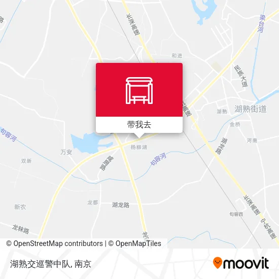 湖熟交巡警中队地图