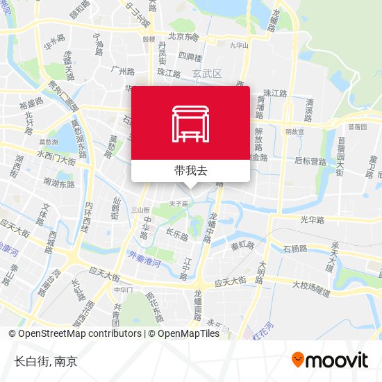 长白街地图
