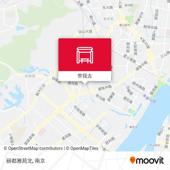 丽都雅苑北地图