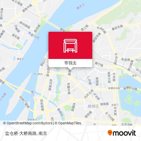 盐仓桥·大桥南路地图