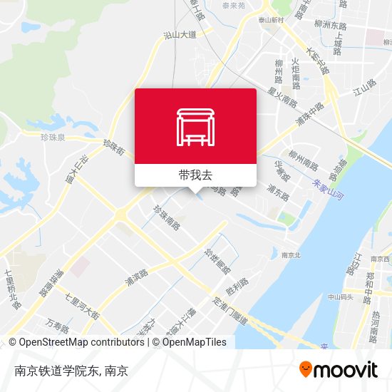 南京铁道学院东地图