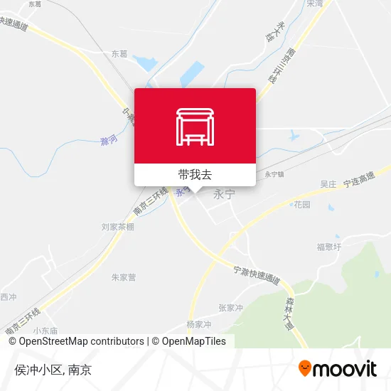 侯冲小区地图